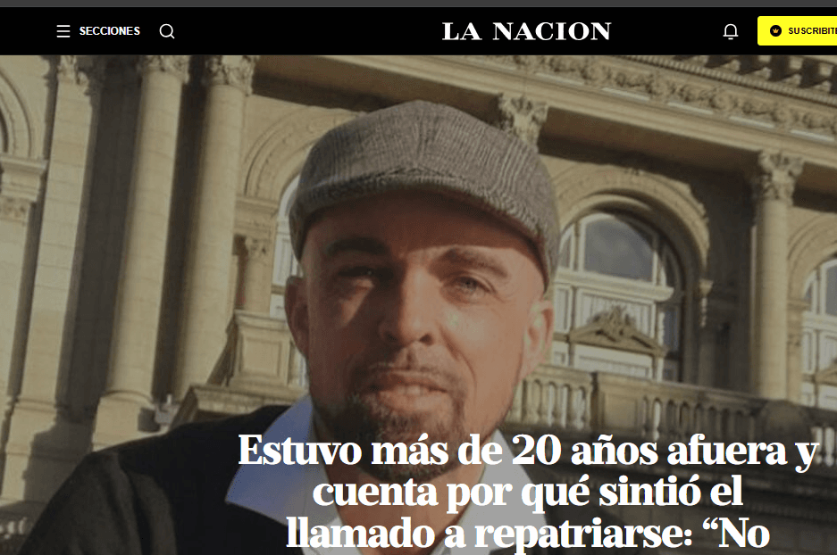 Su historia en Diario La Nación